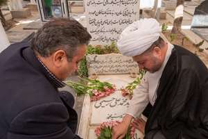 مزار شهید سید محمد علی رحیمی در سالروز شهادتش گلباران شد